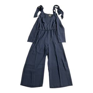 Club Monaco Ellizah Navy Jumpsuit Womens Size 6 NWT $279 MSRP
